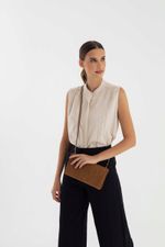 Blusa Cassis Linho Telado