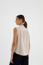 Blusa Cassis Linho Telado
