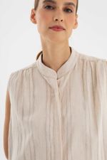 Blusa Cassis Linho Telado