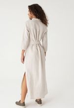 Chemise Linho Natural  - Tamanho: PP