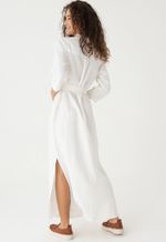 Chemise Linho Off White - Tamanho: PP