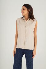 Camisa Sem Manga Paris Natural