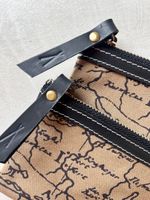 Kit Organizador Lona Mapa Preto