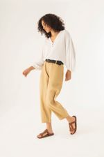 Calça Lyon Linho Deserto