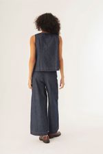 Regata Botões Jeans 