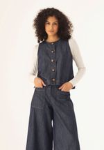 Calça Bolsos Jeans 
