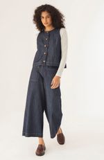 Calça Bolsos Jeans 