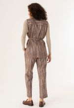 Calça Reta Jacquard Solo