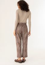 Calça Reta Jacquard Solo