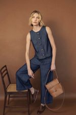 Bolsa Balde Maxi Tressê Caramelo