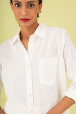 Camisa Linho Off White