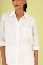 Camisa Linho Off White