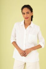 Camisa Linho Off White