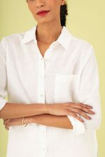 Camisa Linho Off White