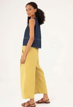 Calça Pantacourt Linho Siciliano