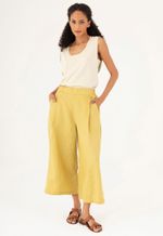 Calça Pantacourt Linho Siciliano