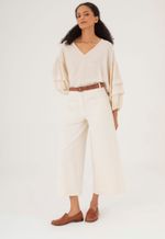 Calça Bolsos Natural