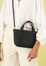 Mini Bolsa Nara Tressê Preta