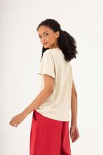 Camiseta Confete Areia