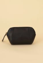 Mini Necessaire Couro Preta
