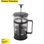 Café Bourbon em Grãos 500g Prensa Francesa 600ml Moedor Inox