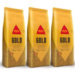 Kit 3 Café Gourmet Delta Q Torrado em Grão Pacote 500g