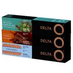 Kit 30 Cápsulas Café Expresso Exclusivo para Cafeteiras Delta Q Intensidades Especiais