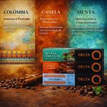 Kit 30 Cápsulas Café Expresso Exclusivo para Cafeteiras Delta Q Intensidades Especiais