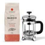 Kit Café Gourmet Moído Baggio em Pó Cafeteira Premium 350ml
