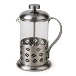 Kit Café Gourmet Torrado Baggio 250g Cafeteira Inox 350ml