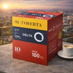 Pack 100 Cápsulas Delta Q Original – Café Expresso Compatível Somente com Cafeteiras Delta Q