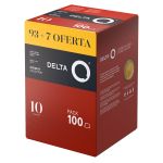 Pack 100 Cápsulas Delta Q Original – Café Expresso Compatível Somente com Cafeteiras Delta Q