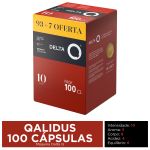Pack 100 Cápsulas Delta Q Original – Café Expresso Compatível Somente com Cafeteiras Delta Q