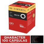Pack 100 Cápsulas Delta Q Original – Café Expresso Compatível Somente com Cafeteiras Delta Q