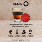 Pack 100 Cápsulas Delta Q Original – Café Expresso Compatível Somente com Cafeteiras Delta Q