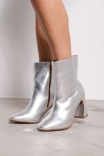 Bota de Salto Mel Prata
