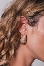 Brinco Gota Strass  