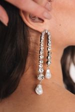 Brinco Longo Strass