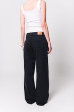 Calça Jeans Cintura Baixa Preta