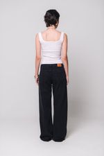 Calça Jeans Cintura Baixa Preta