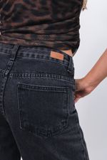 Calça Jeans Cintura Baixa Preta