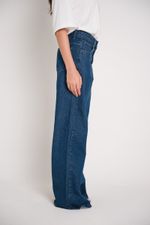 Calça Jeans Cintura Média Azul Escura