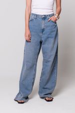 Calça Jeans Reta Over