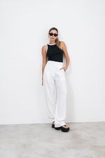 Calça Pantalona Iza Branca