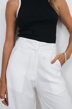 Calça Pantalona Iza Branca