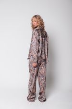 Camisa de Cetim Paisley