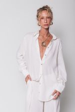 Camisa de Linho Off White