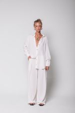 Camisa de Linho Off White