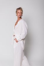 Camisa de Linho Off White