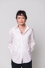 Camisa Social Tricoline Branca